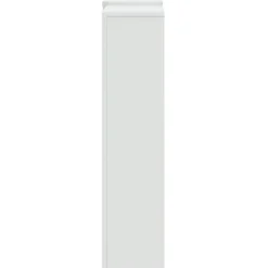 vidaXL Elementskydd vit 205x21,5x83,5 cm konstruerat trä