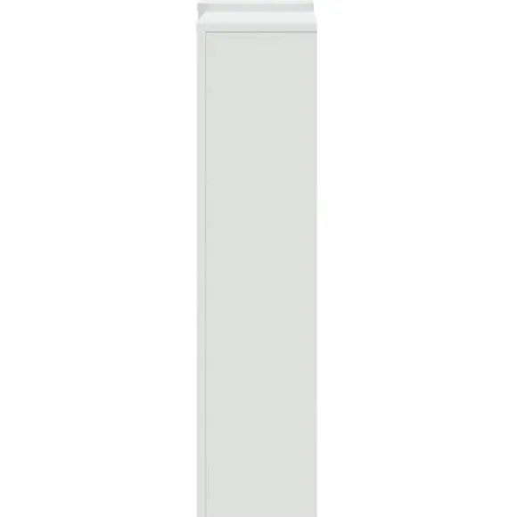 vidaXL Elementskydd vit 205x21,5x83,5 cm konstruerat trä
