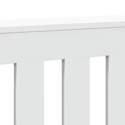 vidaXL Elementskydd vit 149x20x82 cm konstruerat trä