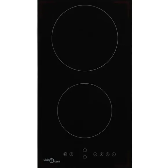 vidaXL Keramikhäll med 2 plattor touchkontroll 3000 W - Spishällar