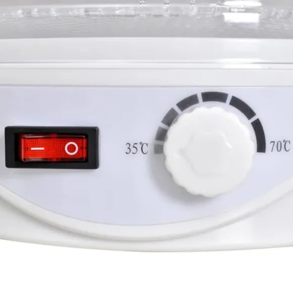 vidaXL Mattork 250 W 6 galler rund - Torkugnar