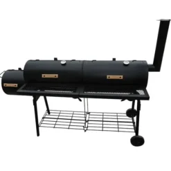 vidaXL Rökgrill Nevada XL svart - Utomhusgrillar