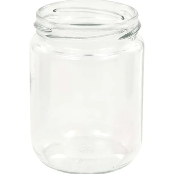 vidaXL Syltburkar i glas med vita och röda lock 96 st 230 ml - Honungsburkar
