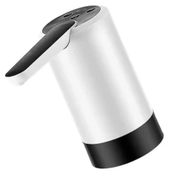 Vikbar elektrisk vattenflaska Pump Vattenflaska dispenser för hemkontor Camping 075 Vit 3-knappar Kvantitativ
