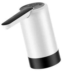 Vikbar elektrisk vattenflaska Pump Vattenflaska dispenser för hemkontor Camping 075 Vit 3-knappar Kvantitativ