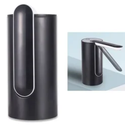Vikbar USB uppladdningsbar elektrisk vattendispenserpump - Svart