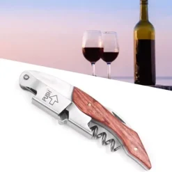 Vikbar vinöppnare i rostfritt stål av rostfritt stål - Idealisk för köksfester
