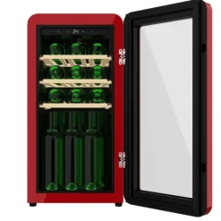 Vinbutik Cecotec Bolero GrandSommelier Origin 18 Hit Red 74,3 x 36,6 x 47,6 cm Röd