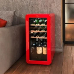 Vinbutik Cecotec Bolero GrandSommelier Origin 18 Hit Red 74,3 x 36,6 x 47,6 cm Röd