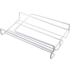 Vinglashängare i metall för 6 glas, Vit
