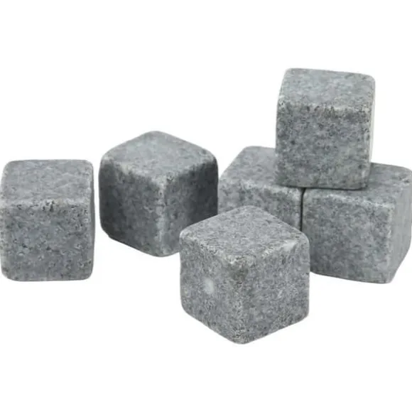 VINGVO Whiskey Stones Whisky Stones 2 cm Granit Whisky Ice Pie Stone Flanellpåse Presentset för Whisky Gin Wine