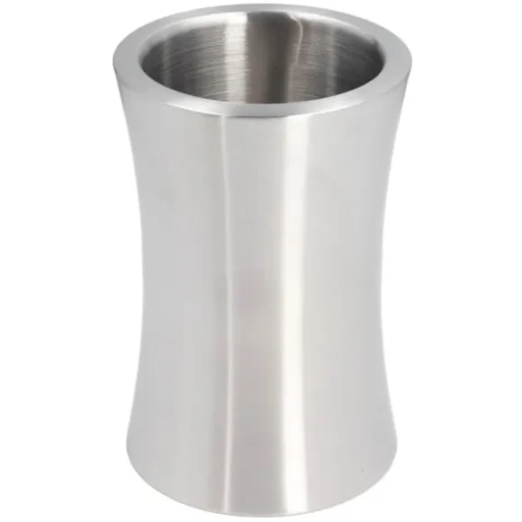 Vinhink 2L Kapacitet Silver Smal form Modern stil Dubbel vinflaska kylare i rostfritt stål för bar