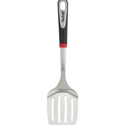Vinklad spatel - TEFAL - Ingenio - Rostfritt stål - Plasthandtag - Svart och röd