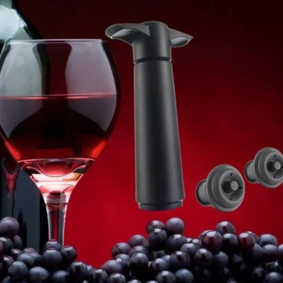 Vinkork med vakuumpump – förlänger vinets hållbarhet efter öppning