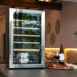 Vinkyl - CECOTEC - GrandSommelier 2450 - Inox - 24 flaskor - Tyst kompressor