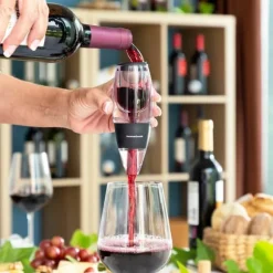 Vinluftare med filter, hållare och lock Wineir InnovaGoods
