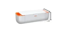 Vinylskärningsmaskin, 12 tum maximal skärstorlek, Bluetooth-anslutning,Vit Orange