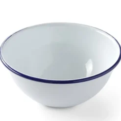 Vit emalj skål, diameter. 160 mm Hendi 621288