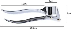 Vitlökspress Aluminium 2-pack FRDELMA