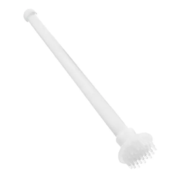 Vitlökspress i aluminium med rengöringsmedel 15,5 cm 2 st.
