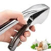 Vitlökspress - Professionell - Zinklegering - Enkel rengöring - Ergonomisk design - 15,8 cm