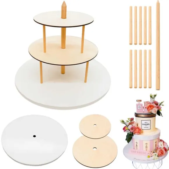 3-vånings tårtfat 40/24/18 cm Brand4Cake