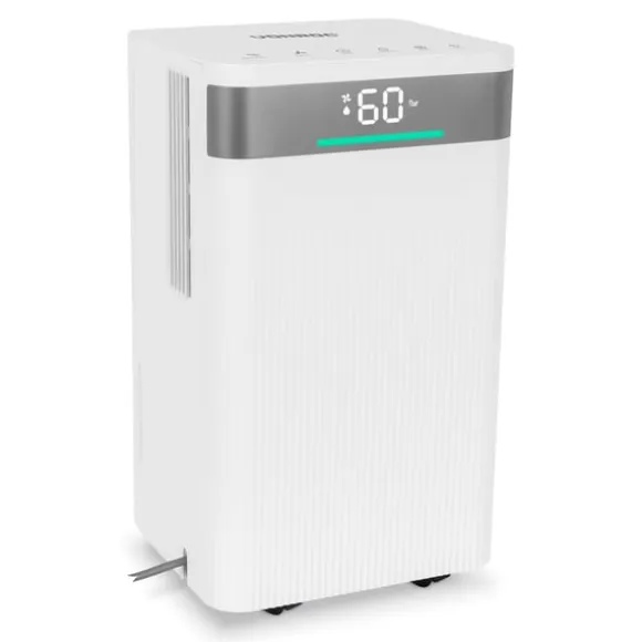 VONROC Avfuktare 12L/dygn – WiFi – Tvättläge – Luftfilter – 2L tank