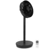 VONROC BREEZE Sladdlös Fläkt – Tyst < 44 dB – 24 hastigheter – 3 vindlägen – Bord- & golvmodell – Touchpanel & fjärrkontroll – Svart