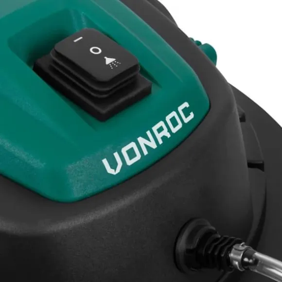 VONROC Mattrengörare/Dammsugare | 1400W, 4-i-1 Funktion för Mattor & Mer | Inkl. Rengöringsmedel & Tillbehör