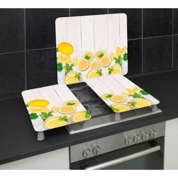 Wenko - 2 universella designplattor Citrons - 30 x 52 cm - Gul