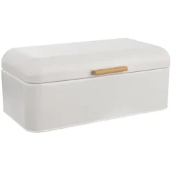 WHITELINE brödlåda i metall 42x24x16,5 cm