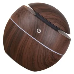 Wood Grain USB luftfuktare för sovrum, vardagsrum, kontor och bil