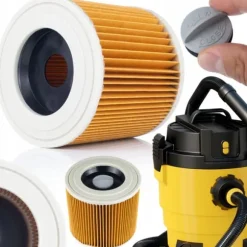 3x Tvättbara filter för Kärcher MV2 MV3 WD2 WD3 dammsugare