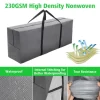 125x32x50cm ， Förvaringsväska för trädgårdskuddar ， Högkvalitativt non-woven material, Dammtät, fuktsäker, anti-blekning