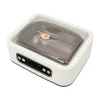 Yoghurtmaskin - Elektrisk - 1,6 L - 9 Koppar 100 ml - LED-display - Touchknappar - 20 W 220 V 50 Hz EU-kontakt - 304 Rostfritt stål/glas - Vit