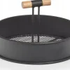 Zeller metallstativ med handtag, Ø 20 cm, svart, ZELLER